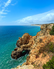 Fototapeta na wymiar Atlantic rocky coastline (Algarve, Portugal).