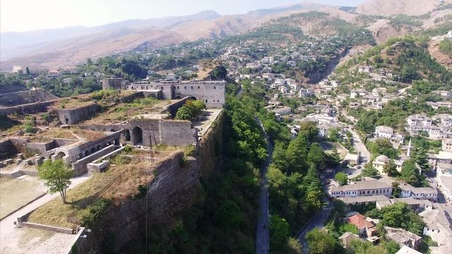 Castle in Albania near city