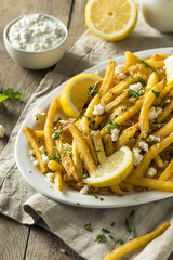 Homemade Greek Feta and Parsley Fries