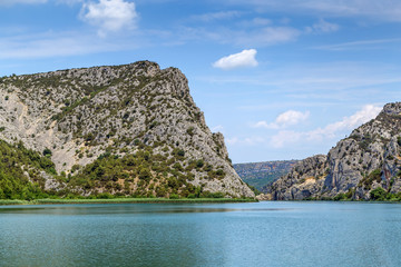 Obraz premium Rocks in the national park Krka, Croatia