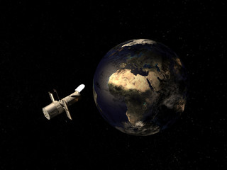 hubble verso la terra © zexis