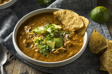 Spicy Homemade Tortilla Soup