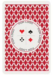 Reverse side playing card