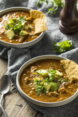 Spicy Homemade Tortilla Soup