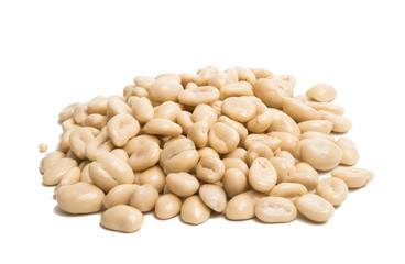 nuts in chocolate isolated