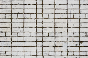 white brick wall