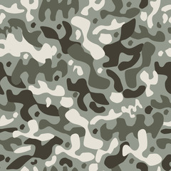 seamless camouflage pattern. green and white colors