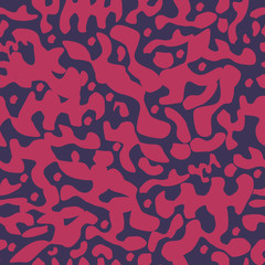 seamless camouflage pattern. purple and red colors