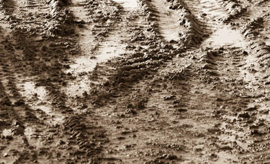 Wet mud textured background