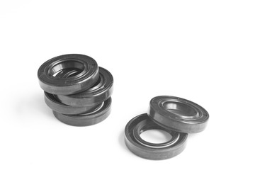 Oil Seal chemical resistance for Industrial on white background.