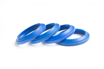 Naklejka premium Oil Seal chemical resistance for Industrial on white background.
