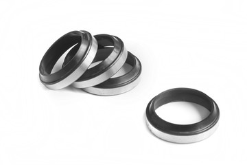 Oil Seal chemical resistance for Industrial on white background.