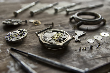Watchmaker's workshop, watch repair