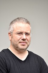 Obraz premium Unemotional Unshaven Caucasian Male