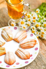 Vanilla cookies Madeleine