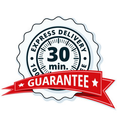 30 minutes Express Delivery illustration