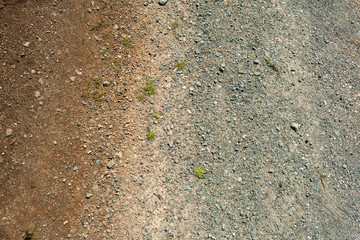 Schotter zweifarbig Textur