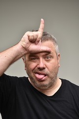 Obraz premium Insane Adult Male