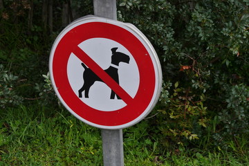 Hunde verboten - kein Zugang