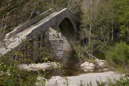  Historische Br&uuml;cke Spina Cavaddu, Korsika