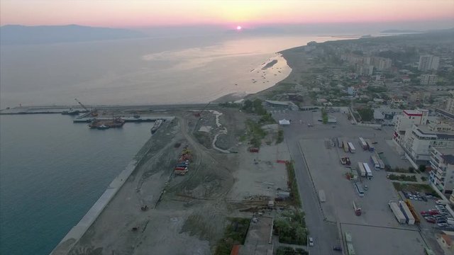 Dock in Albania