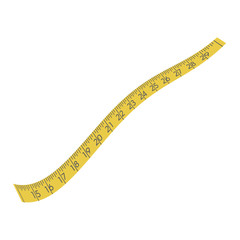 measuring tape for tool roulette vector illustration isolated on white background