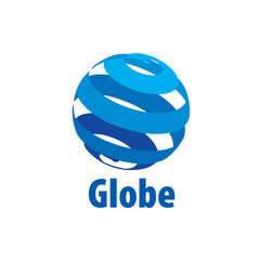 vector logo globe