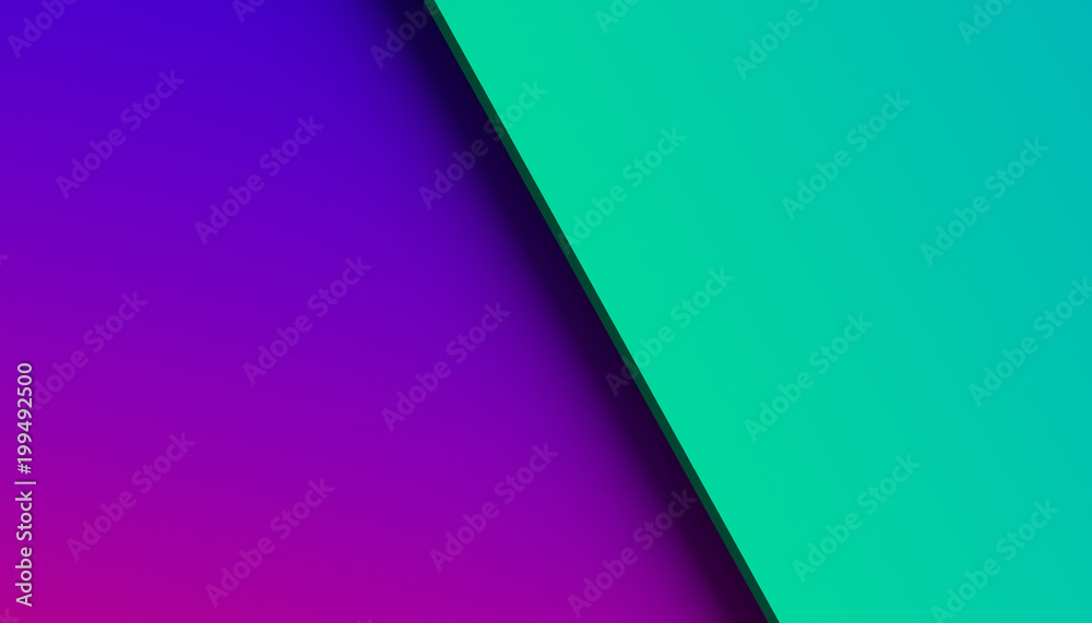 Poster abstract 3d rendering of a surface with gradient. modern geometric background. minimalistic design f
