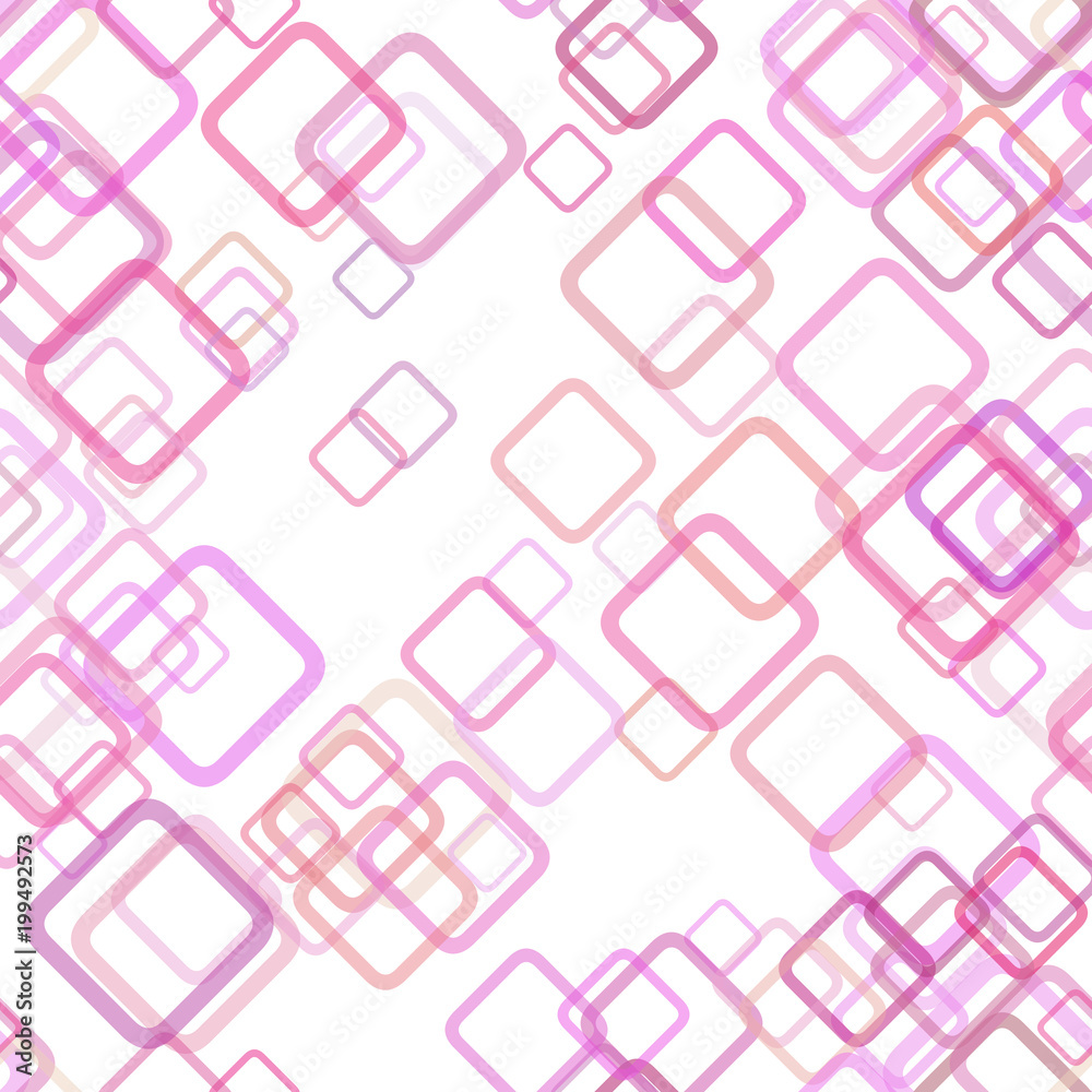 Poster seamless geometric square pattern background - vector design from random diagonal squares with opaci