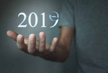 Loading a new year of 2019.