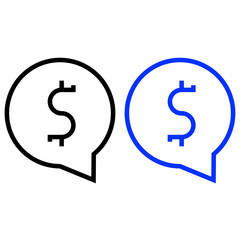 Money messages icon