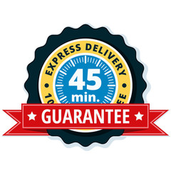 45 minutes Express Delivery illustration