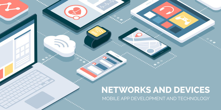 Network of devices and mobile apps