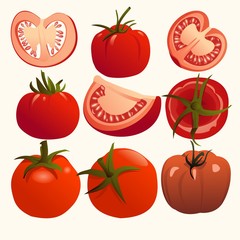  Set of tomatoes