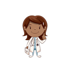 Little girl doctor