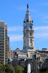 Fototapeta na wymiar City Hall in Philadelphia.
