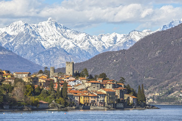 Fototapeta na wymiar Beautiful view of Lake Como - Italy