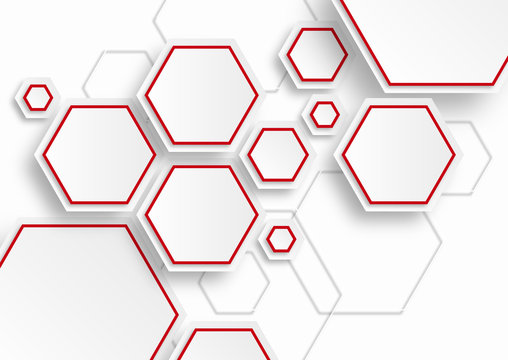 Vector Background #Hexagons and Honeycomb Structure