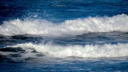 Ocean waves. Pacific ocean.
