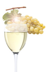Calice di vino bianco