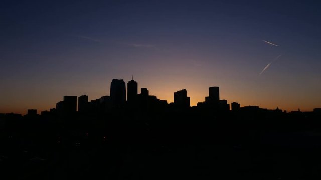 Denver Colorado Sunrise Timelapse Wide