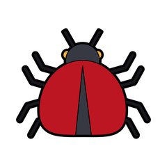 Bug sign symbol vector illustration graphic design