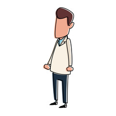 Doctor male cartoon vector illustration graphic design