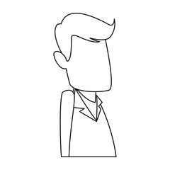 Doctor male cartoon vector illustration graphic design