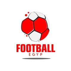 Football Egyp Logo Vector Template Design Illustration