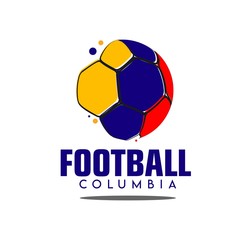 Football Columbia Logo Vector Template Design Illustration