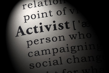 definition of activist