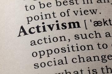 definition of activism