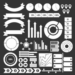 Various people icons set grey vector