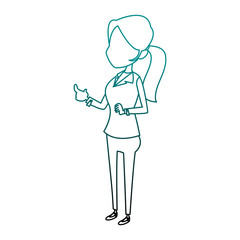 Woman doctor cartoon vector illustration graphic design